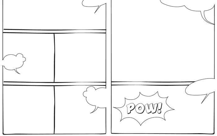 Comic book page 1 tem.